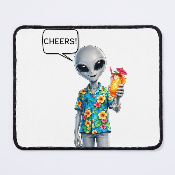 Item preview, Alien G-Buddy says cheers! designed and sold by MindRebel.