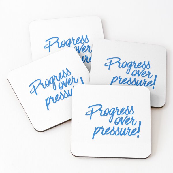 Item preview, Progress Over Pressure – Minimalist Growth Mindset Quote | Calm & Consistent Focus Design designed and sold by AXIS-EQUILIBRIO.