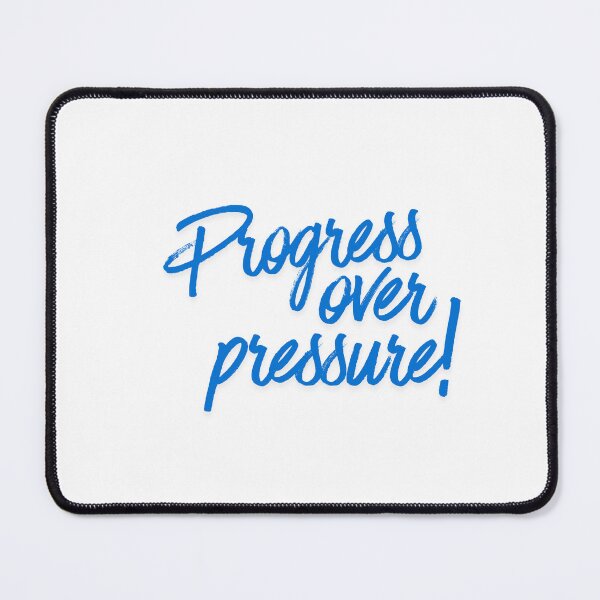 Item preview, Progress Over Pressure – Minimalist Growth Mindset Quote | Calm & Consistent Focus Design designed and sold by AXIS-EQUILIBRIO.