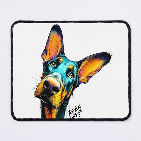 Item preview, German Shepherd Head Tilt – Curious Color Splash Art designed and sold by Rozin-Design.