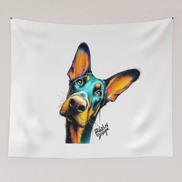 Item preview, German Shepherd Head Tilt – Curious Color Splash Art designed and sold by Rozin-Design.