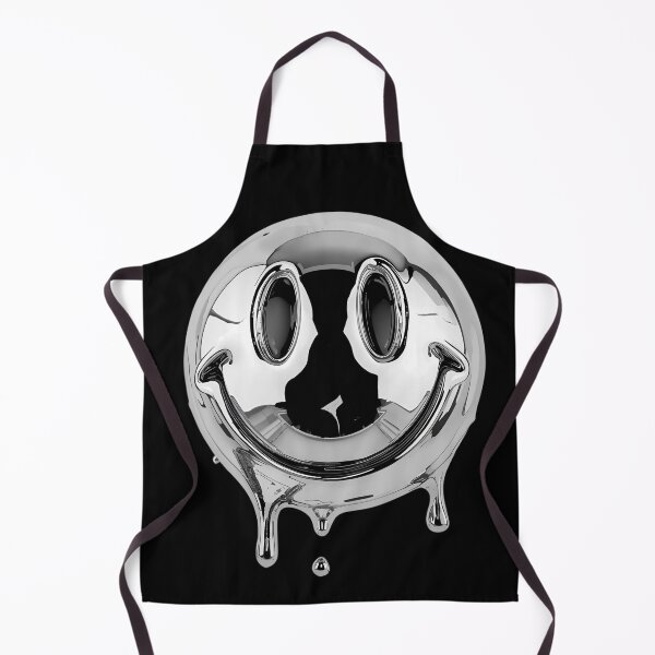 Item preview, Melting chrome smiley face 10 designed and sold by Neon G.