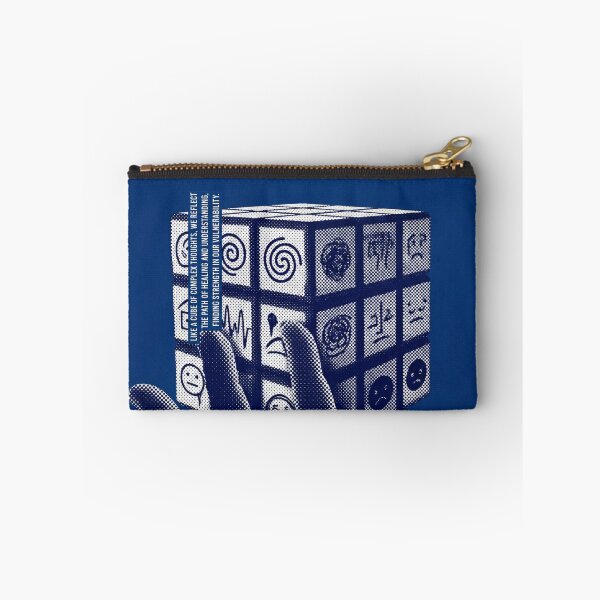 Item preview, Retro Mindscape Odyssey Mental Health Rubik's Cube Psychology Art designed and sold by ZyricZyric.