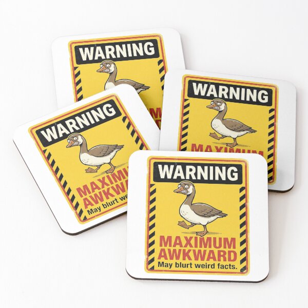 Item preview, Warning Maximum Awkward Goose designed and sold by Visual Dept..