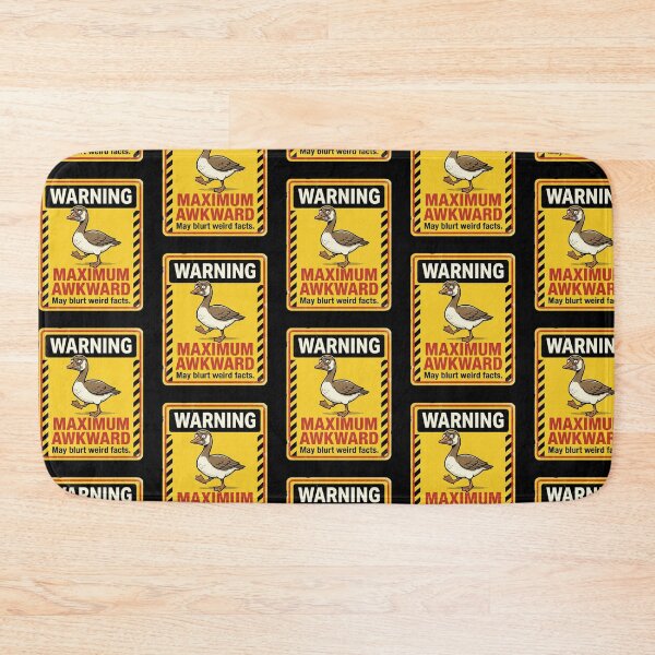 Item preview, Warning Maximum Awkward Goose designed and sold by Visual Dept..