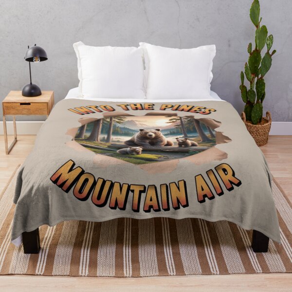Item preview, bear family - hiking - camping - national park – bear adventure - scenic view - woodland - rustic - alpine - pacific northwest - canadian wilderness - leave no trace - protect the wild - bear country designed and sold by JansenGS.