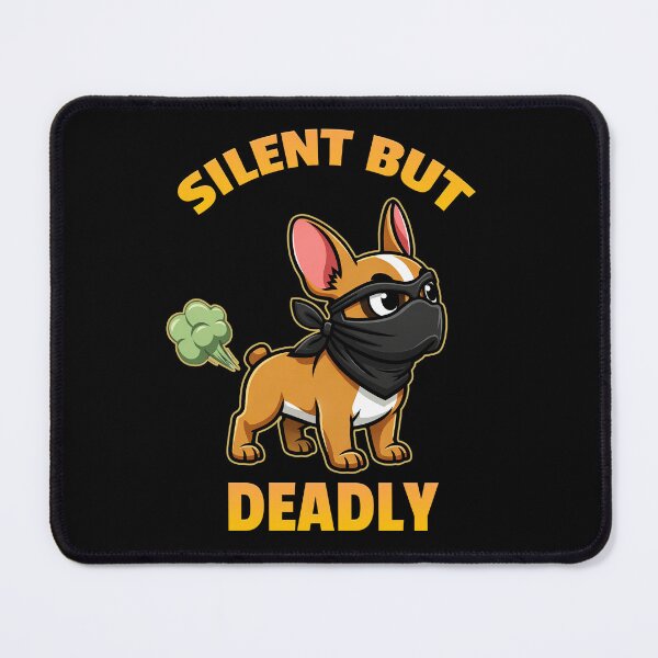 Item preview, Silent But Deadly - Funny Farting Ninja French Bulldog, Frenchie lovers or owners, dog lovers designed and sold by Collagedream.
