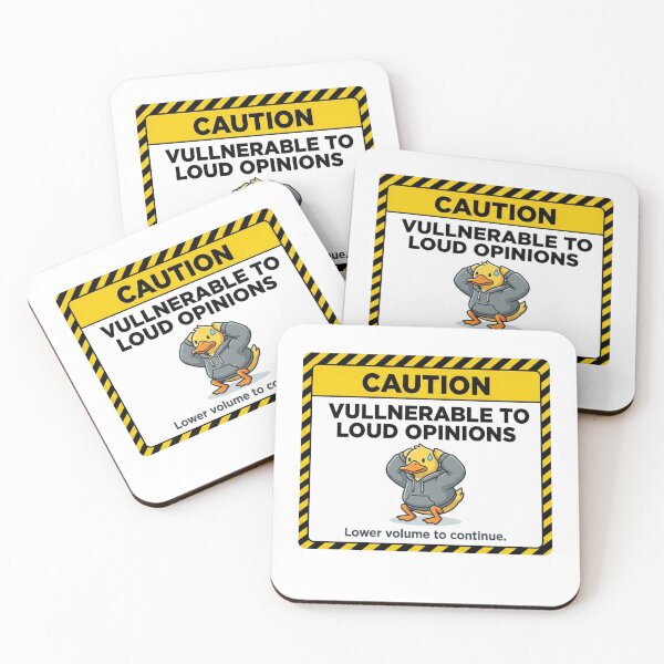 Item preview, Caution Vulnerable To Loud Opinions designed and sold by Visual Dept..
