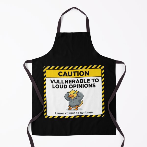 Item preview, Caution Vulnerable To Loud Opinions designed and sold by Visual Dept..
