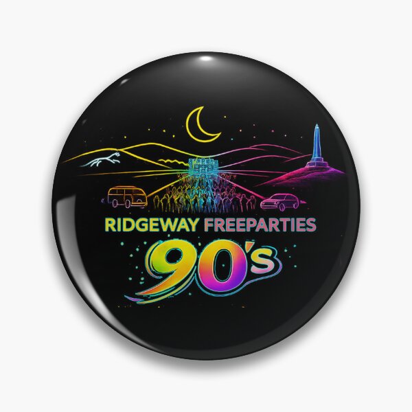 Item preview, Ridgeway Freeparties – Old School 90’s Neon Graphic designed and sold by leyfinder.