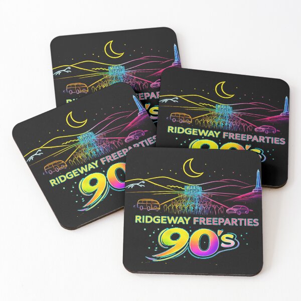 Item preview, Ridgeway Freeparties – Old School 90’s Neon Graphic designed and sold by leyfinder.