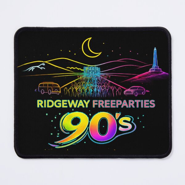 Item preview, Ridgeway Freeparties – Old School 90’s Neon Graphic designed and sold by leyfinder.