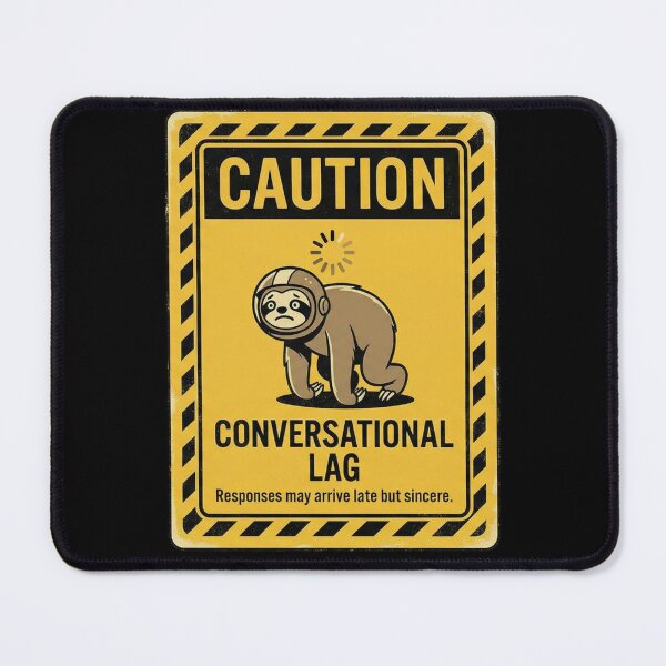 Item preview, Caution Conversational Lag Sloth designed and sold by Visual Dept..