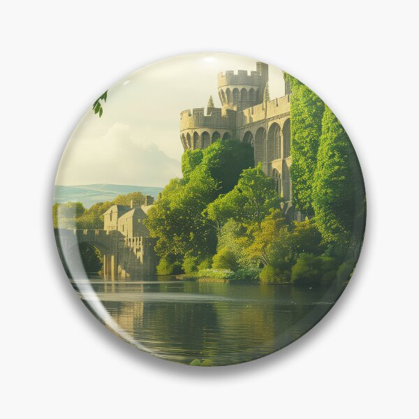 Item preview, Castlecore Spring Garden Castle – Lush Castle Landscape designed and sold by SkylineVistas Designs.