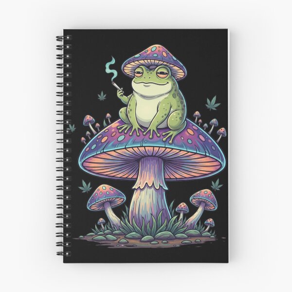 Item preview, High on Life - Stoned Frog on Magic Mushroom designed and sold by TSE DESIGN.