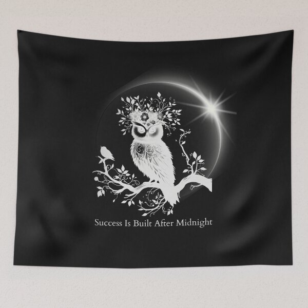 Item preview, Motivational owl design symbolizing wisdom  designed and sold by Aquarius-club.