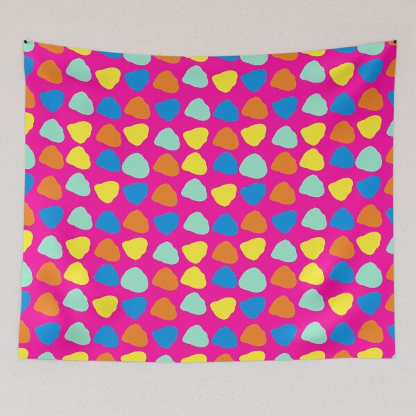 Item preview, ABSTRACT AND JOY POLKA DOTS COLOR FUCHSIA PINK designed and sold by isamartindesign.