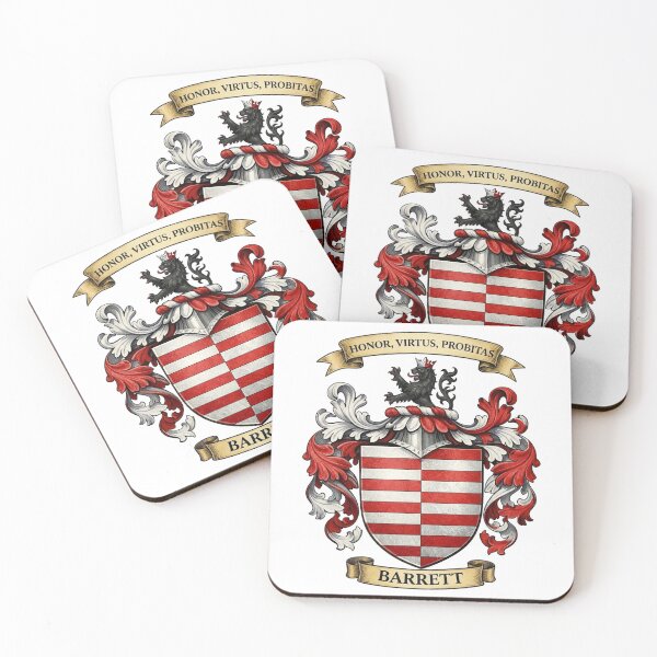Item preview, The Barrett Family Coat of Arms designed and sold by BagTown Clans.