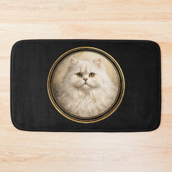 Item preview, Regal Persian Majesty – Realistic Cat Circle Art designed and sold by TheJoyfulPen.