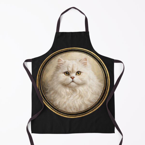 Item preview, Regal Persian Majesty – Realistic Cat Circle Art designed and sold by TheJoyfulPen.