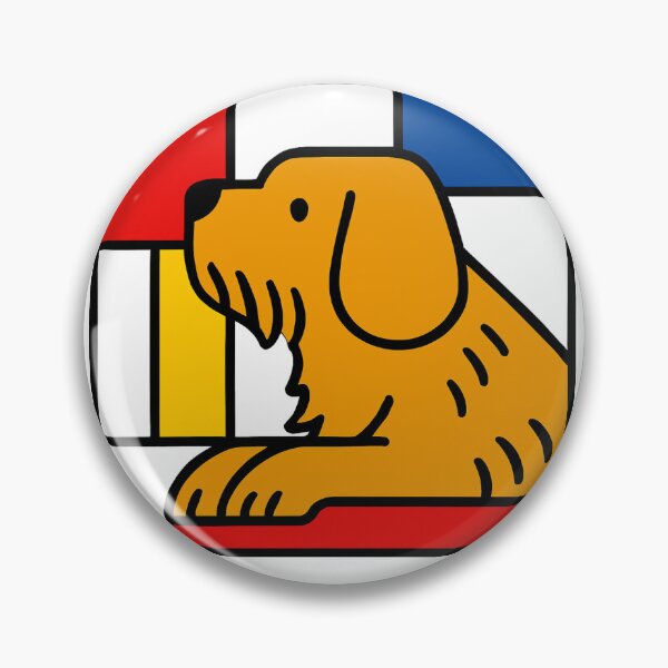Item preview, Composition with Red, Blue & Otterhound designed and sold by OHCA Store.