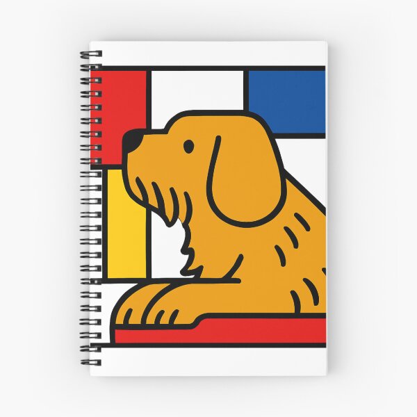 Item preview, Composition with Red, Blue & Otterhound designed and sold by OHCA Store.