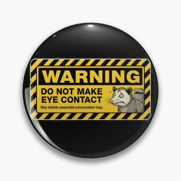 Item preview, Warning Do Not Make Eye Contact designed and sold by Visual Dept..