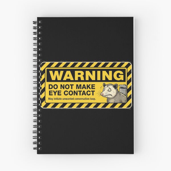 Item preview, Warning Do Not Make Eye Contact designed and sold by Visual Dept..