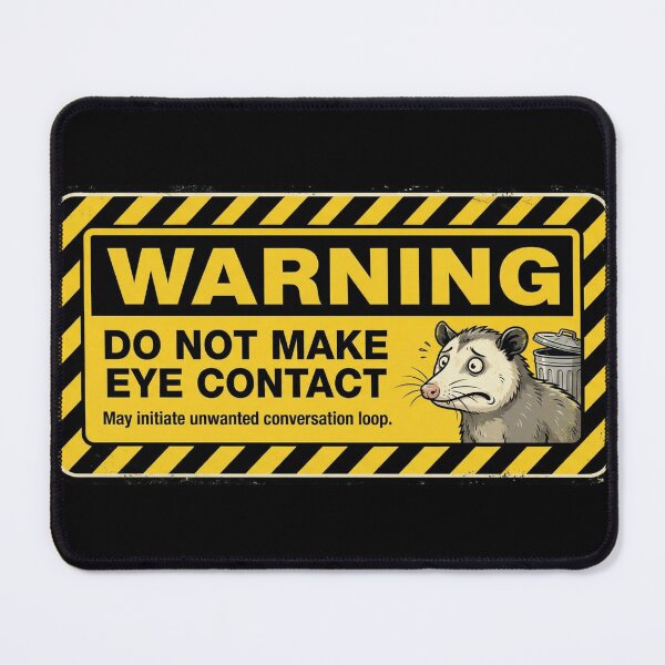 Item preview, Warning Do Not Make Eye Contact designed and sold by Visual Dept..