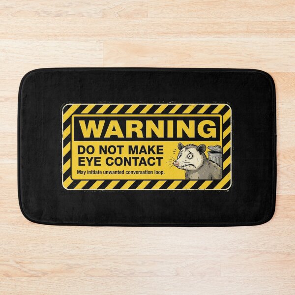 Item preview, Warning Do Not Make Eye Contact designed and sold by Visual Dept..
