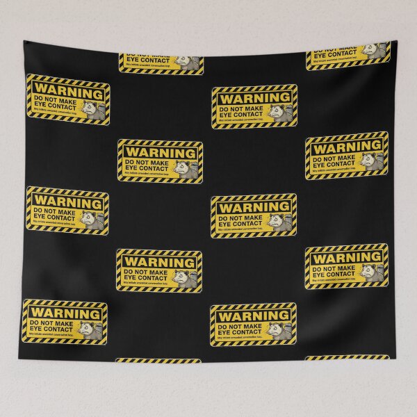 Item preview, Warning Do Not Make Eye Contact designed and sold by Visual Dept..