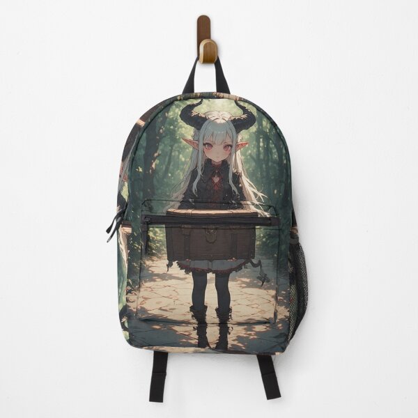 Item preview, Gothic girl holding a chest designed and sold by ArtsJulian.