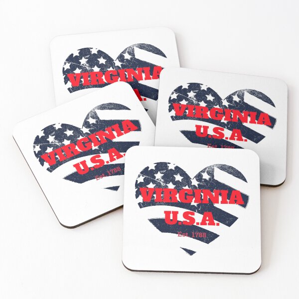 Item preview, Virginia Patriot Heart Flag designed and sold by ArtistryAlch.