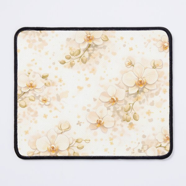 Item preview, Soft Ivory and White Orchids Pattern designed and sold by aylastyle.