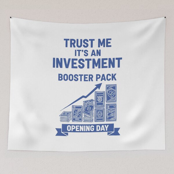 Item preview, trading card An Investment Booster Pack Opening designed and sold by LuminOrb.