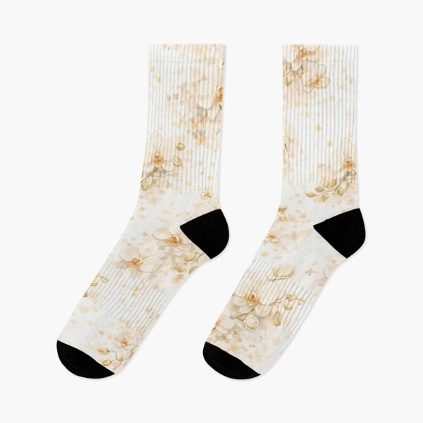 Item preview, Soft Ivory and White Orchids Pattern designed and sold by aylastyle.