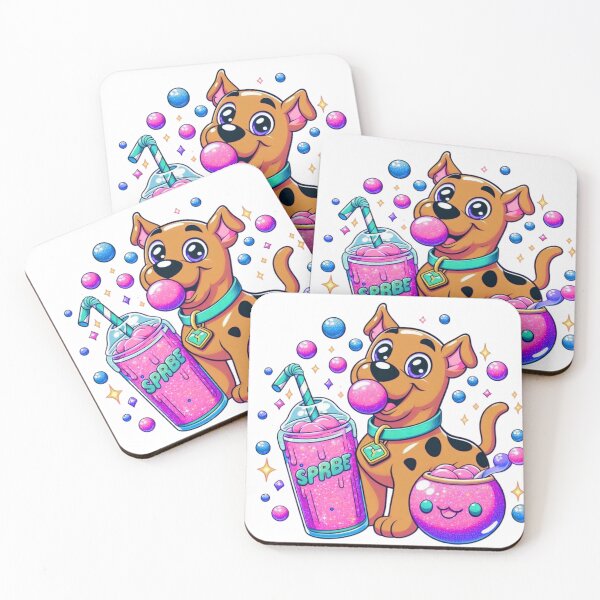 Item preview, Sparkle Puppy & Pink Soda Pop designed and sold by TreasureOfAna.