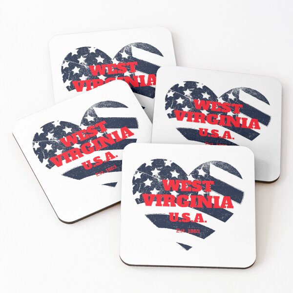 Item preview, West Virginia Patriot Heart Flag designed and sold by ArtistryAlch.