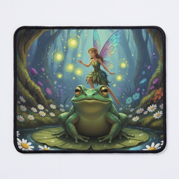 Item preview, Fairy frog and fireflies designed and sold by Fairy's and Dragons .