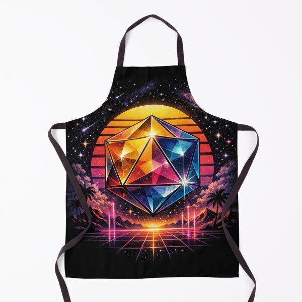 Item preview, Retro-futuristic cosmic icosahedron designed and sold by JuViRo.