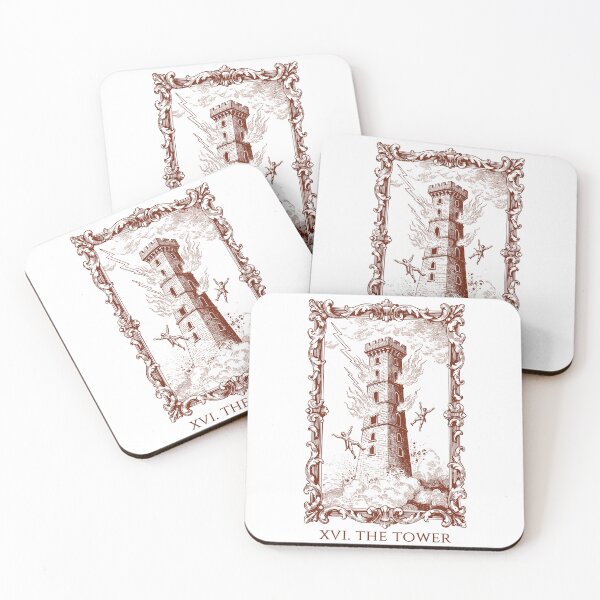 Item preview, The Tower - Tarot Card designed and sold by AestheticsTime.