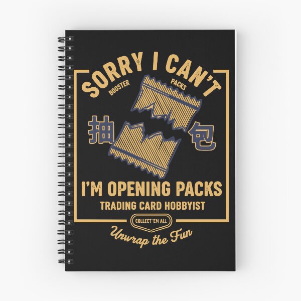 Item preview, Sorry I Cant Im Opening Packs Trading Card designed and sold by LuminOrb.