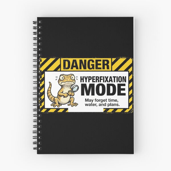 Item preview, Danger Hyperfixation Mode Gecko designed and sold by Visual Dept..