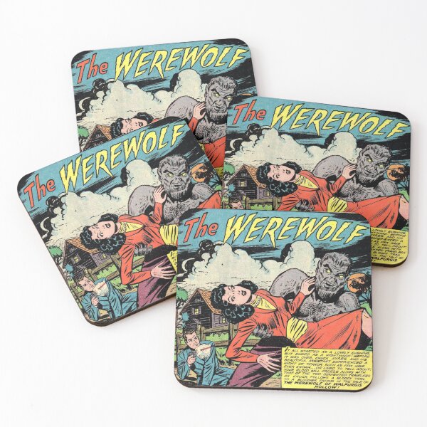 Item preview, The Werewolf - Vintage Comic Panel from Voodoo (1952)  designed and sold by Weird Visions.