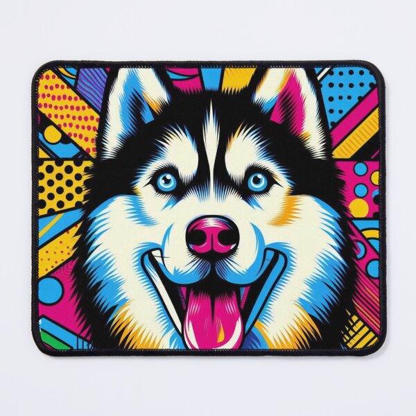 Item preview, Pop Art Husky – Vibrant Dog Design designed and sold by Dogandesighn.