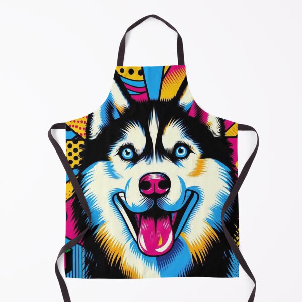 Item preview, Pop Art Husky – Vibrant Dog Design designed and sold by Dogandesighn.
