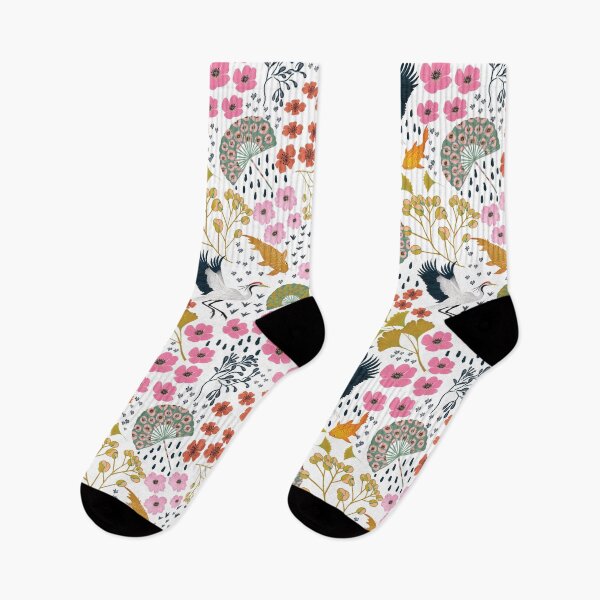 Item preview, Zen Garden Cranes, Koi & Ginkgo designed and sold by phatlizzardart.