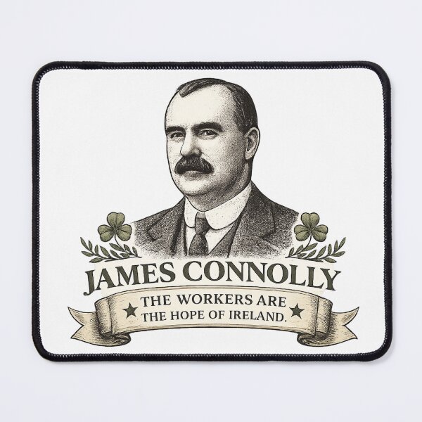 Item preview, James Connolly – Irish Rebel Quote Tee – 1916 Easter Rising Design designed and sold by ProDesigns-KM.