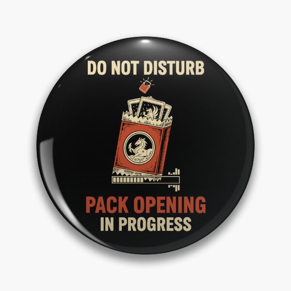 Item preview, Do Not Disturb Pack Opening In Progress Trading designed and sold by LuminOrb.