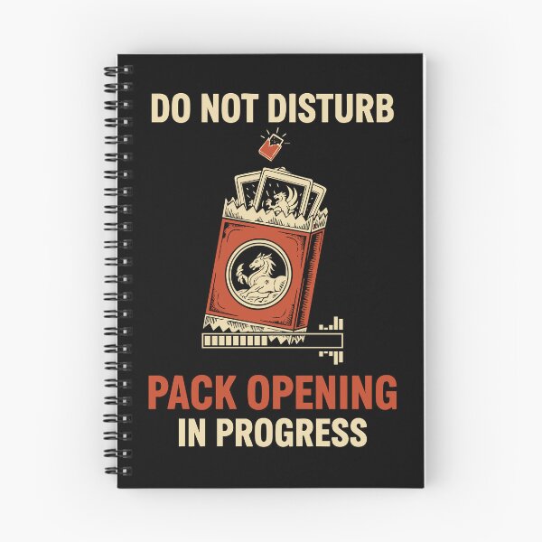 Item preview, Do Not Disturb Pack Opening In Progress Trading designed and sold by LuminOrb.